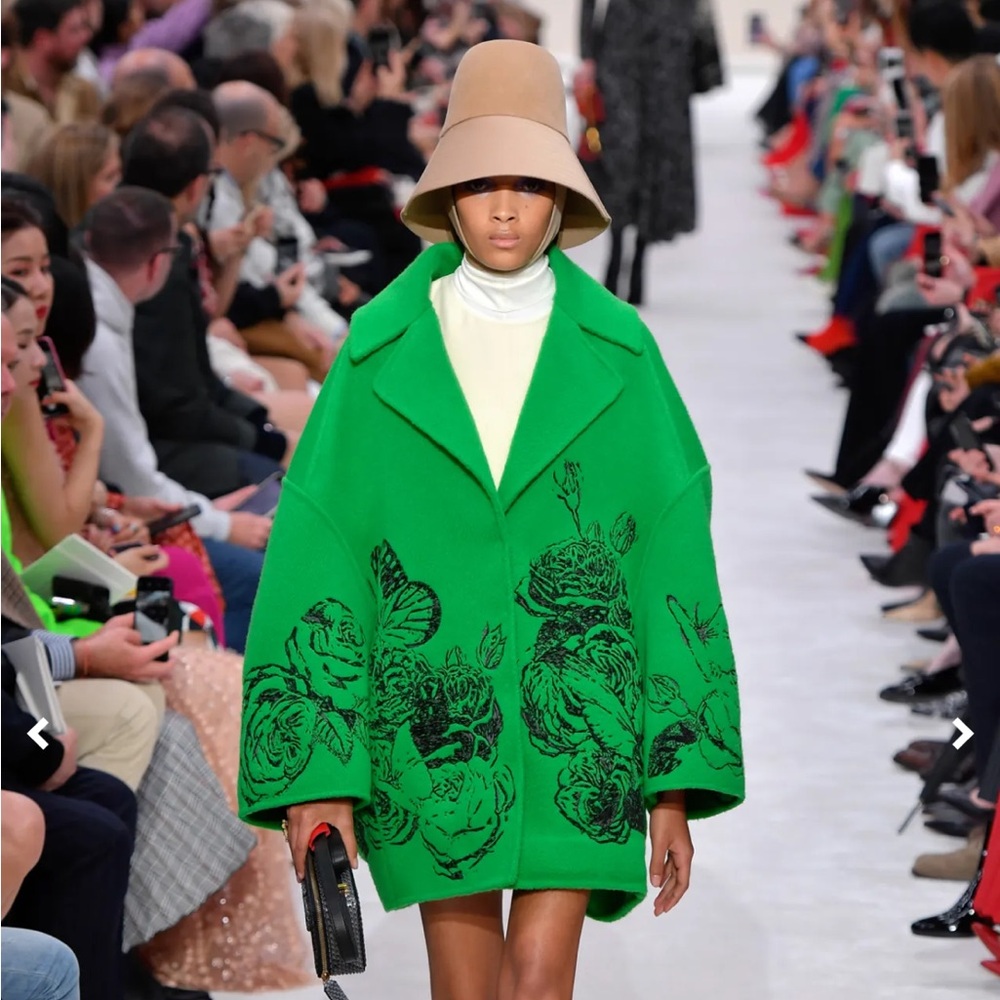 Valentino Fall RTW 2019 tie hat suede and leather